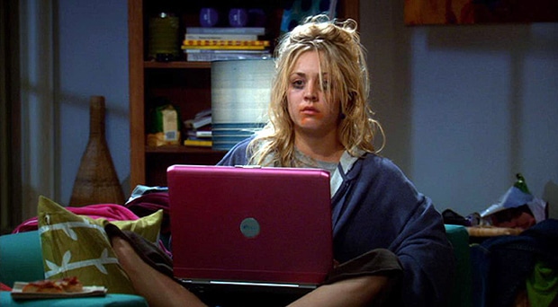 Penny Big Bang Theory devnt son ordinateur